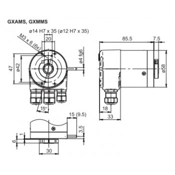 GXAMS Absoluut singleturn 