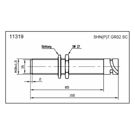 SHP/N7 - M18 Messing
