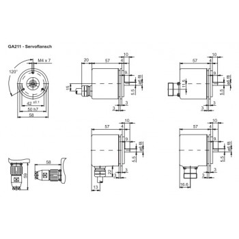 GA211 Absoluut singleturn parallel