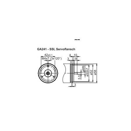 GA241 Absoluut singleturn SSI