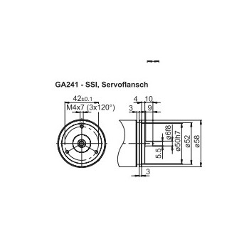 GA241 Absoluut singleturn SSI