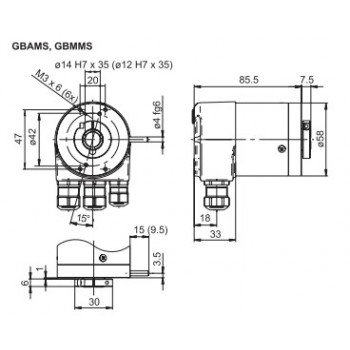 GBAMS Absoluut singleturn bus