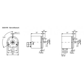 GXA1W Absoluut singleturn parallel