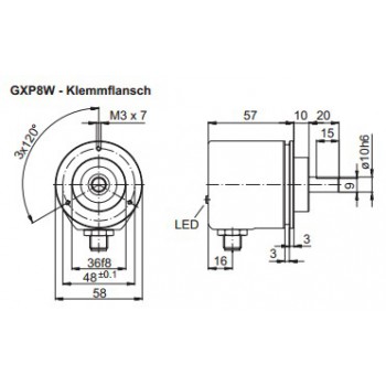 GXP8W Absoluut multiturn Devicenet