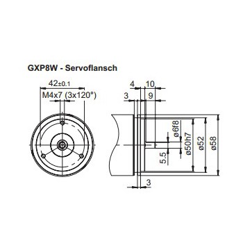 GXP8W Absoluut multiturn Devicenet